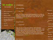 Tablet Screenshot of be-medien.com